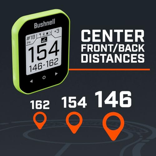 Green Handheld Golf GPS with Slope Compensation M13997
