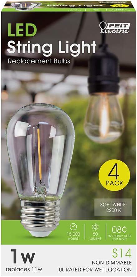 4 Bulbs Non-Dm LED Bulb R430