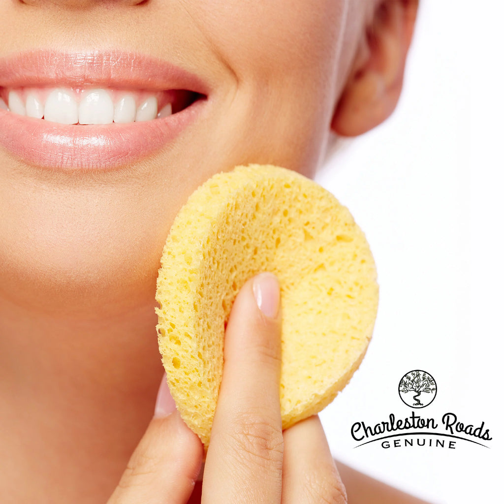 Compressed Cellulose Facial Cleansing Sponge (White, 50) J806750