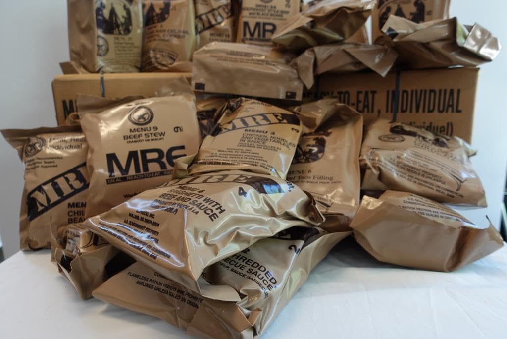 MRE Meals Ready to Eat Military MRE 12 MRE Pack N62395