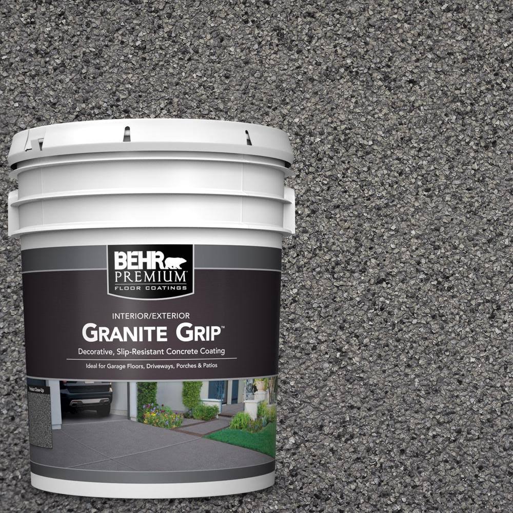Gray Granite Grip Decorative Flat Concrete Floor Coating G49324