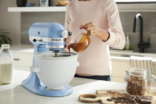 White 2 Quart Ice Cream Maker Attachment for Stand Mixer C499303