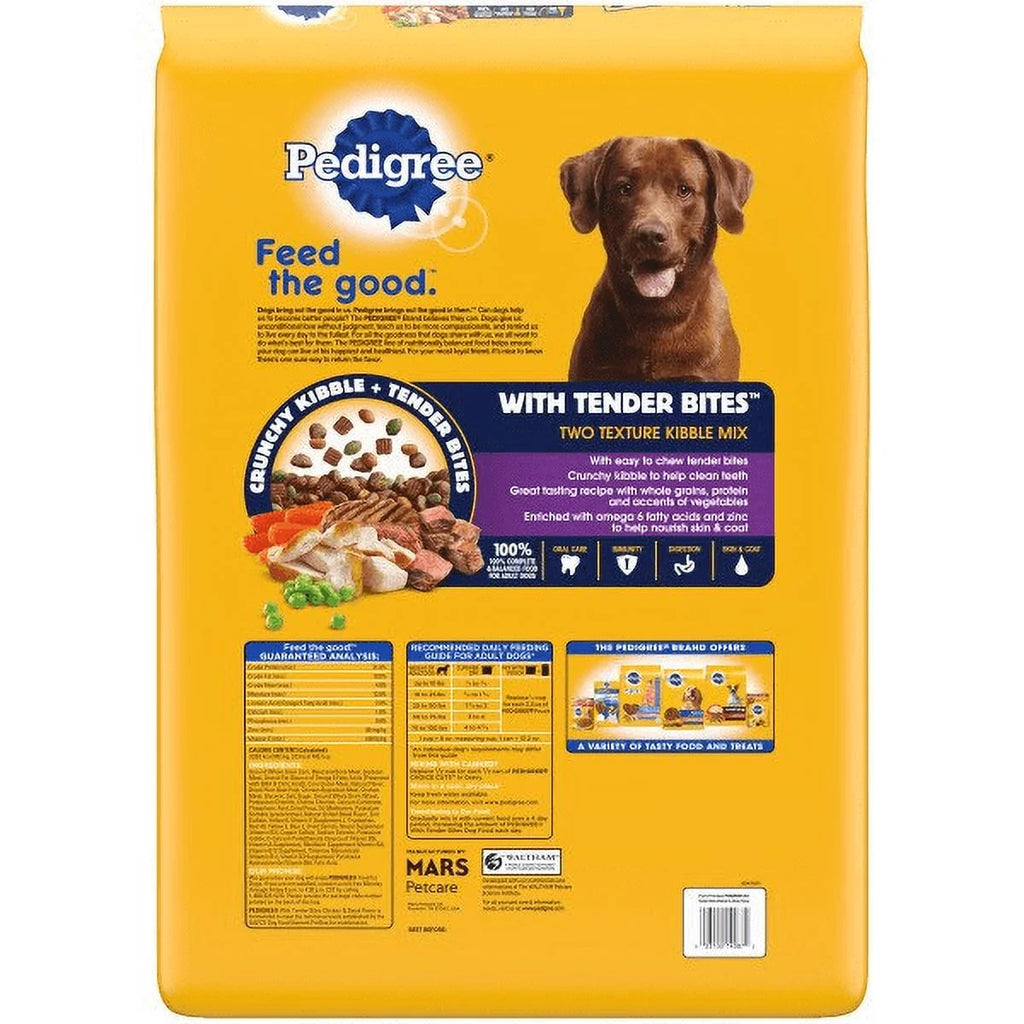 Complete Nutrition Chicken & Steak Flavor Adult Dry Dog Food, 30 lb Bag S42084