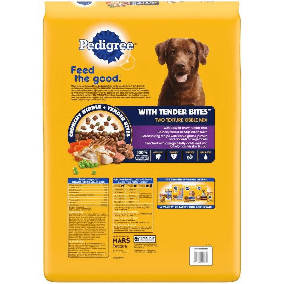 Complete Nutrition Chicken & Steak Flavor Adult Dry Dog Food, 30 lb Bag S42084