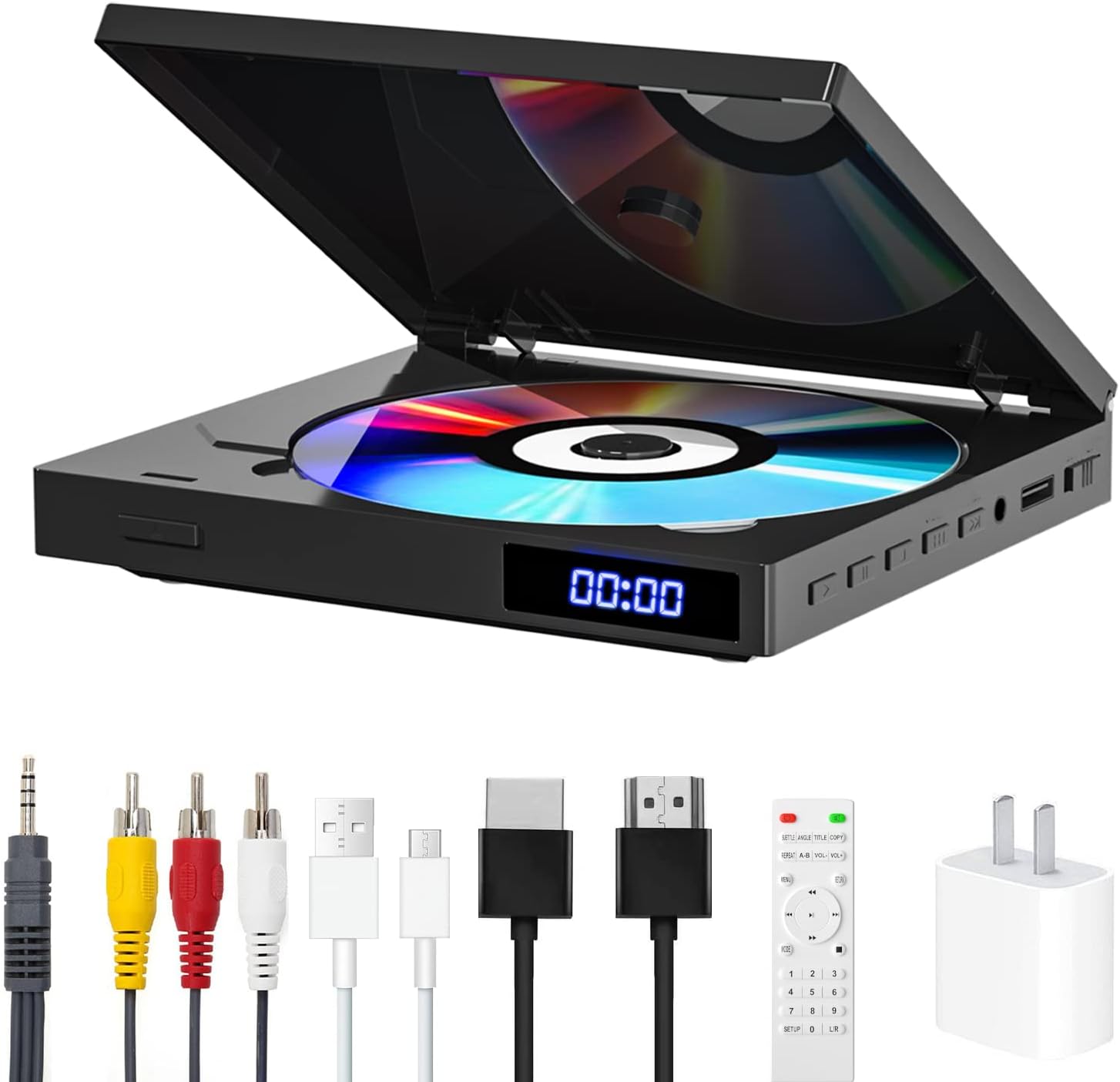 Compact HDMI DVD Player with Remote Control U197
