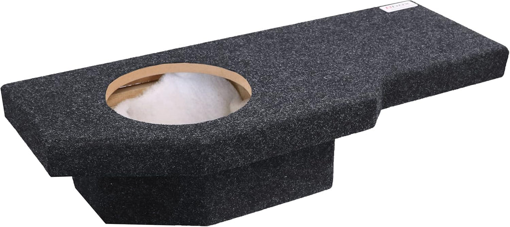 Charcoal 12 Inch Single Sealed Carpeted Subwoofer Enclosure K7108