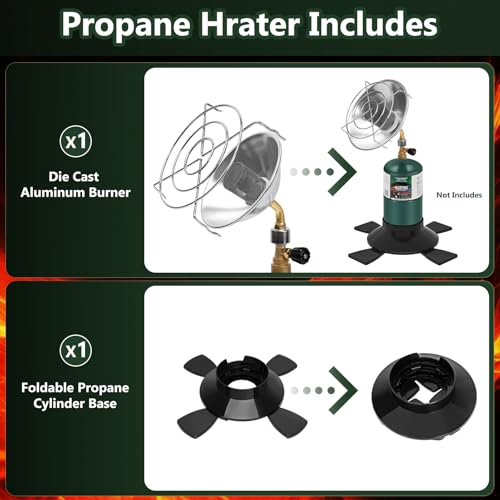 Propane Heater 6200BTU with Control Valve T77179