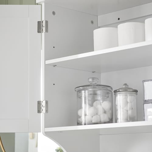 White 2 Door Mirror Medicine Cabinet H64661