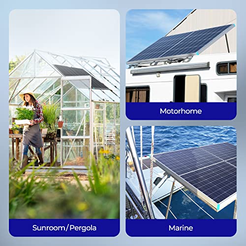 115 Watt 12 Volt Monocrystalline Rigid Solar Panel B3831