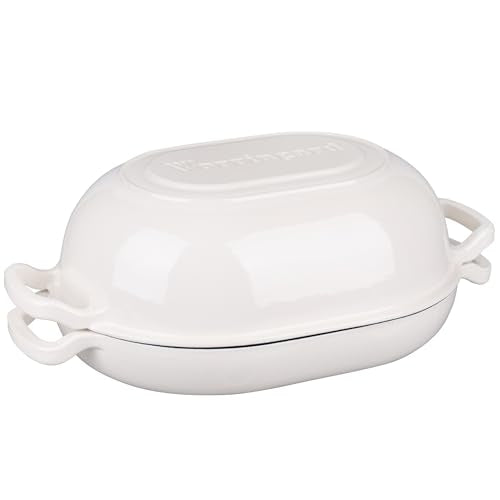 Blue 5QT Enameled Cast Iron Dutch Oven V57075
