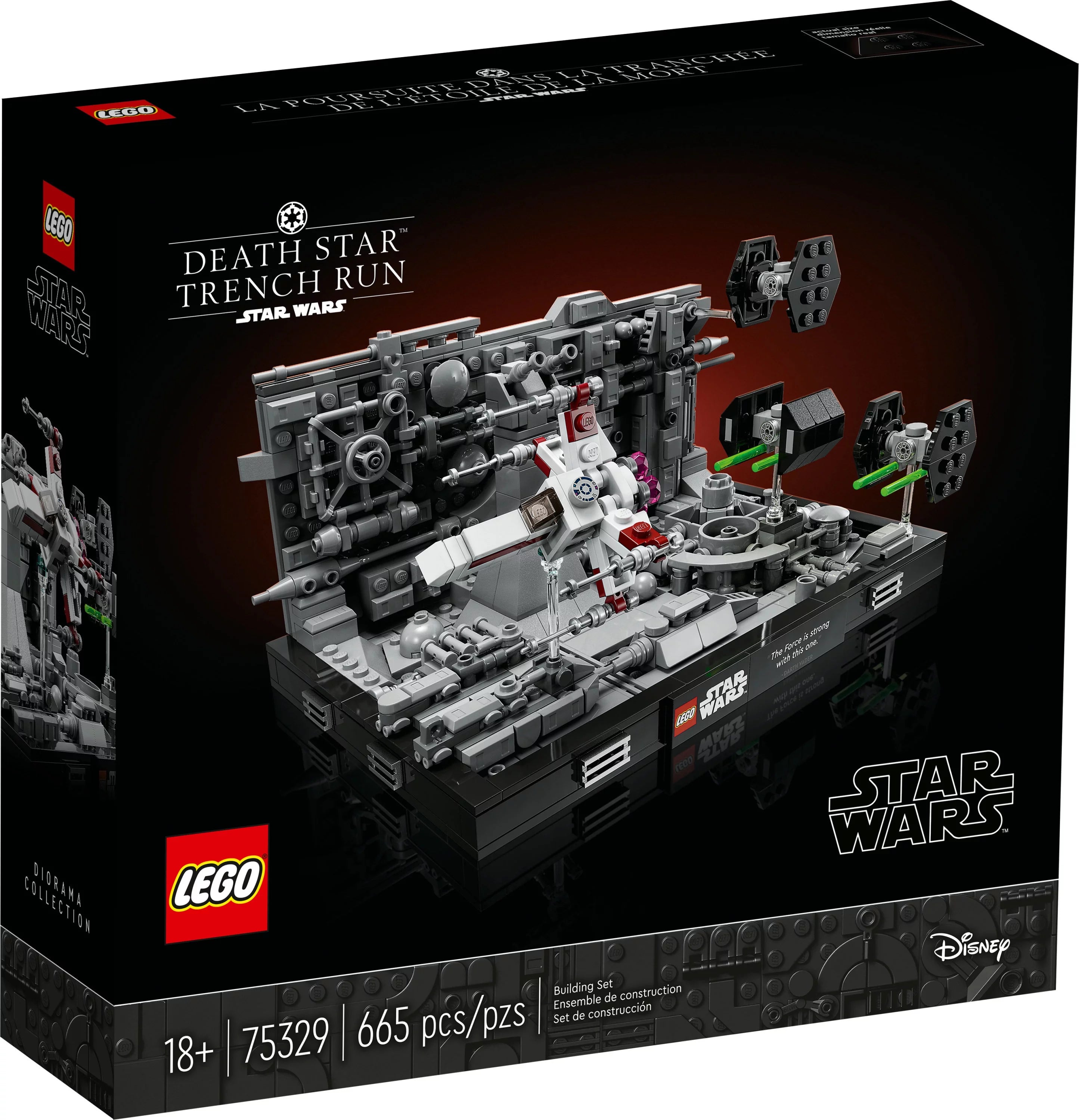 LEGO Star Wars Death Star Trench Run Diorama 75329 Set L245