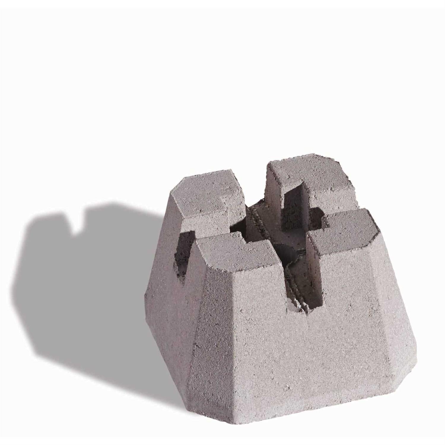 11-in W x 7-in H x 11-in L Deck Concrete Block A509931