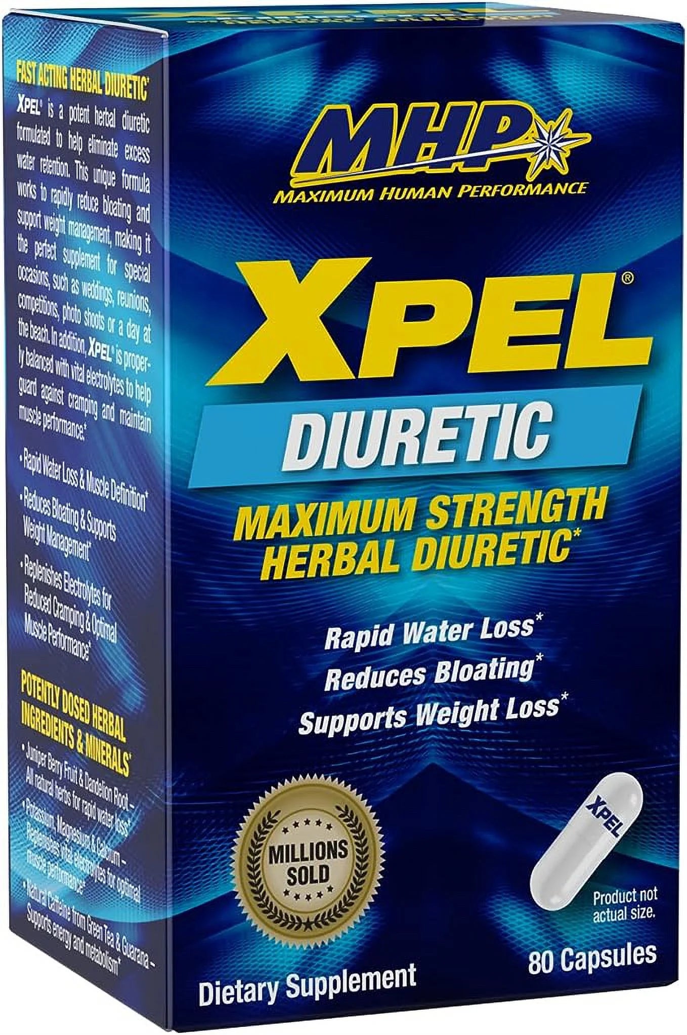 80 Capsules Diuretic Water Pills F38916