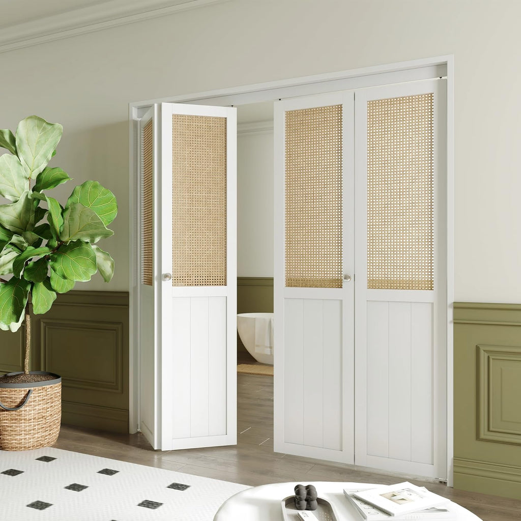 White MDF Folding Door P95320