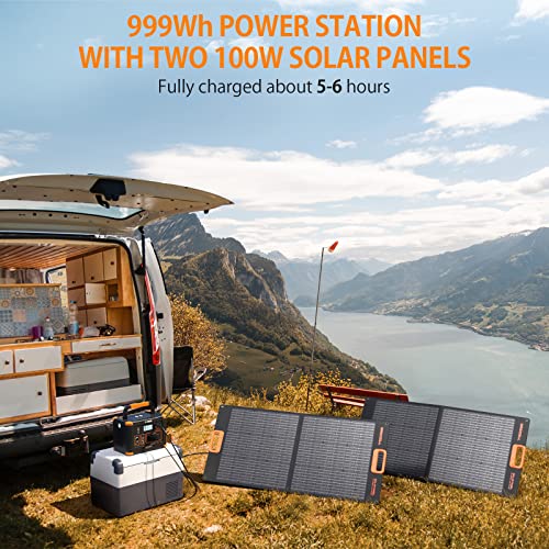 Portable Power Station 1000W with Solar Panel D212453