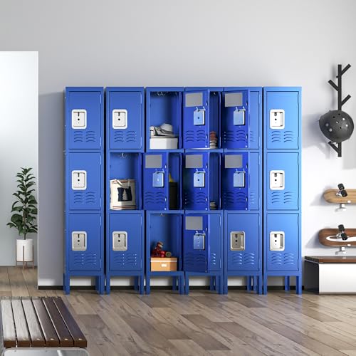 Steel Storage Lockers Lockable (Grey) I6629