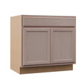 Unfinished Beech Sink Base Kitchen Cabinet R841