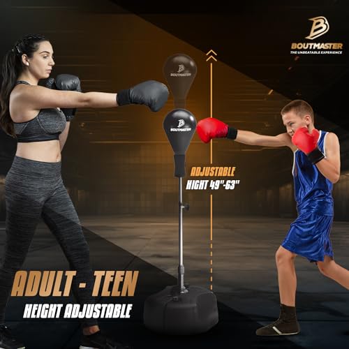 Height Adjustable Punching Bag with Stand U595486