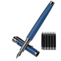 Green Medium Nib Fountain Pen Set with 10 Ink Cartridges and Ink Converter P218