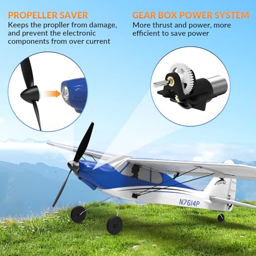 RC Plane Sport Cub 500 S2 RC Airplane RTF 4 CH Remote Control Airplane with Gyro Stabilization System U551