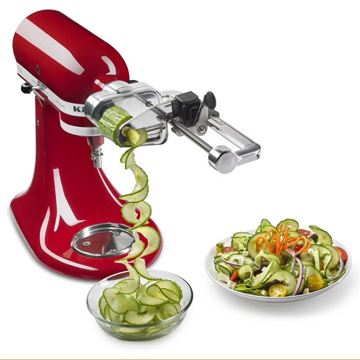 Spiralizer Attachment with Angel Hair & Thin Slice Blade L2509