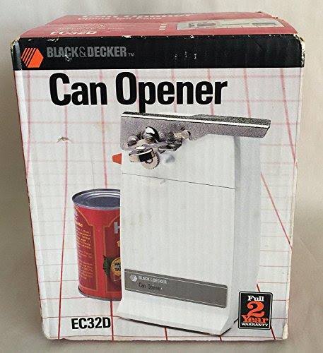 White Countertop Electric Can Opener I38354