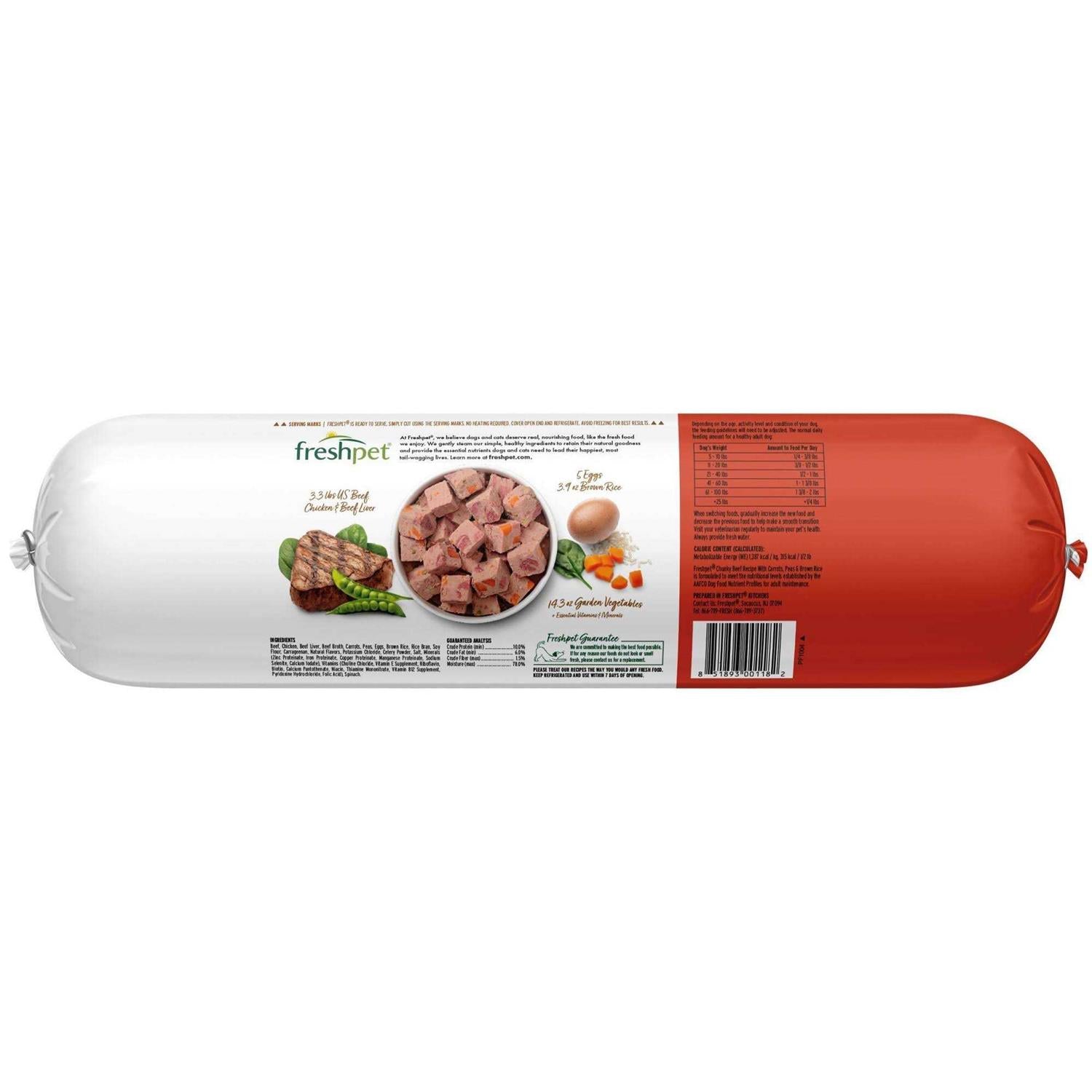 Chunky Beef Recipe Dog Food W4220