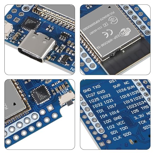 5PCS Type C D1 Mini ESP32 ESP-WROOM-32 CP2104 WLAN WiFi Bluetooth IoT Development Board M29478