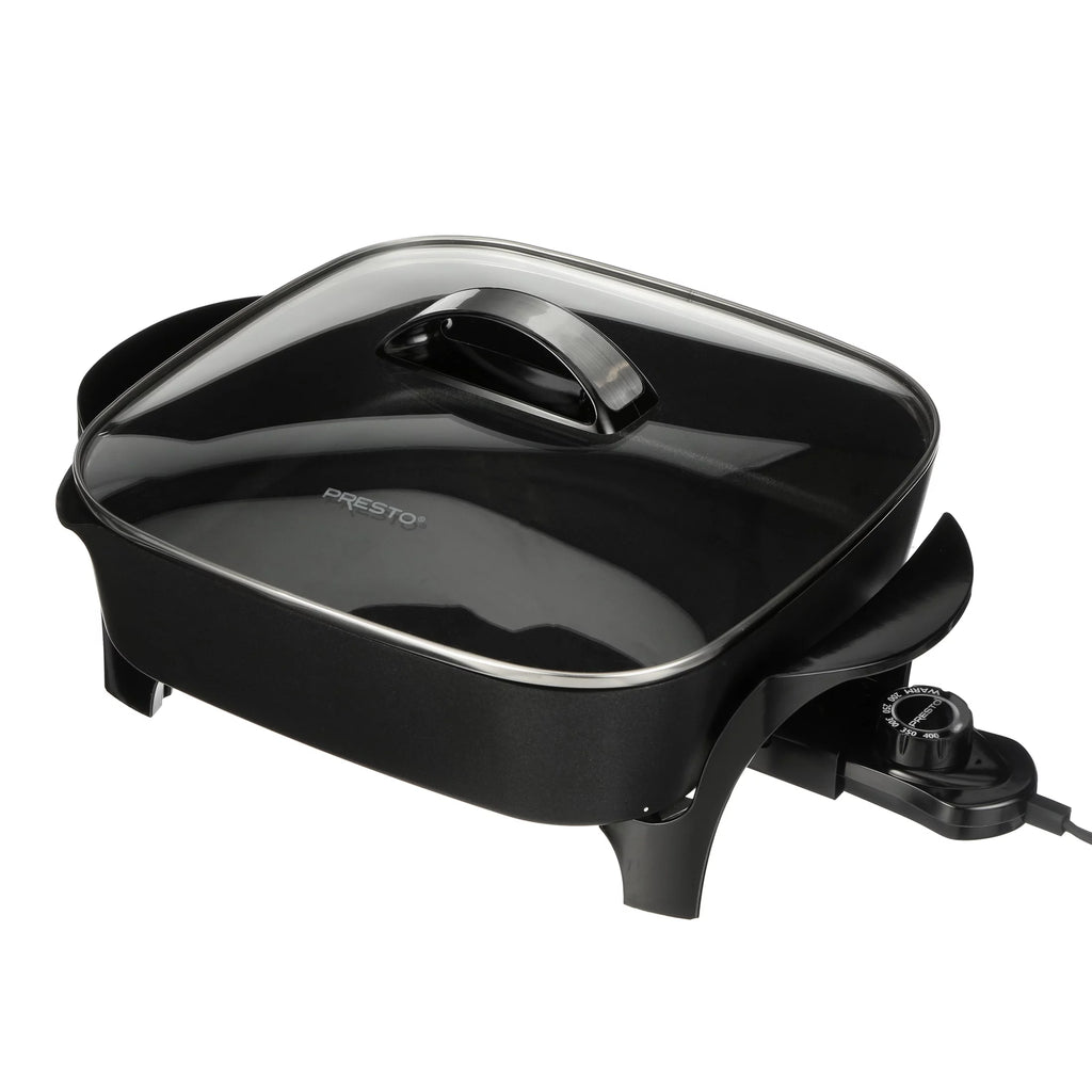 12" Electric Skillet with Glass Cover B34251