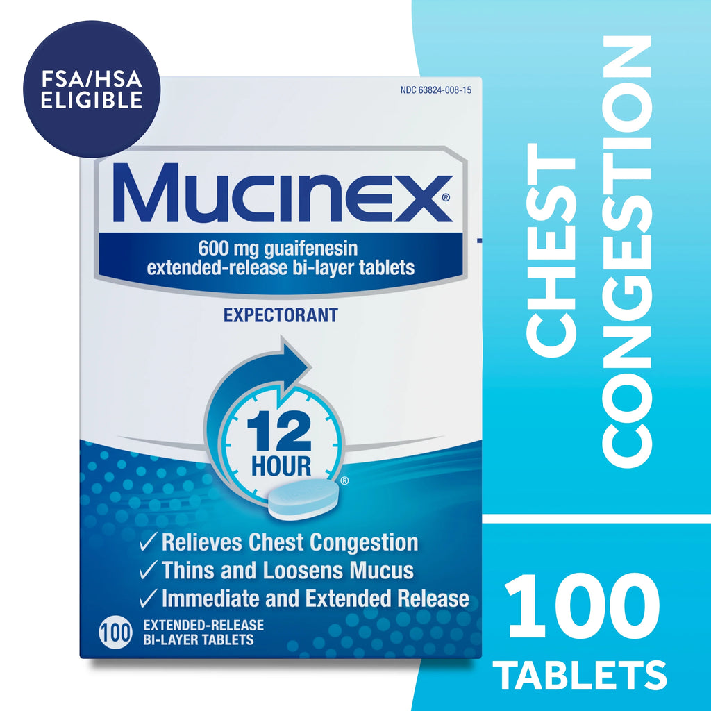100 Tablets Chest Congestion Relief S723304