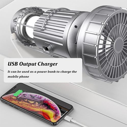 Rechargeable Solar Camping Lantern with Fan S784