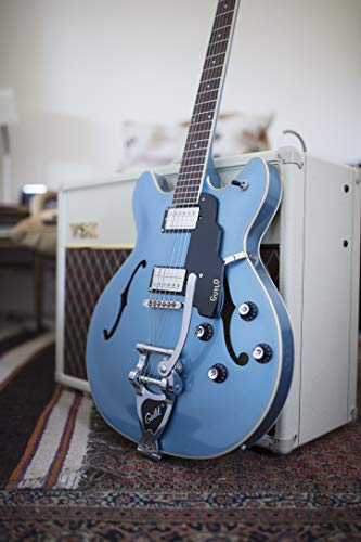Pelham Blue Semi-Hollow Body Electric Guitar Z415