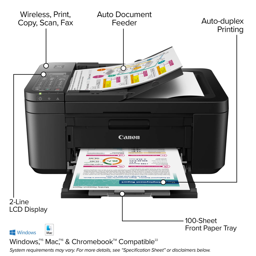 Wireless InkJet Printer with ADF I43913