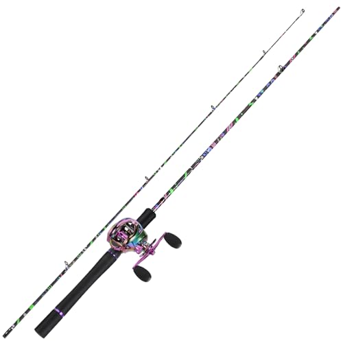 IM7 Graphite Baitcasting Spinning Fishing Rod and Reel Combo D559