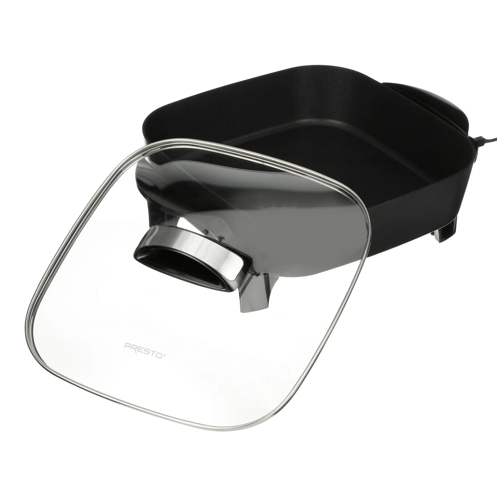 12" Electric Skillet with Glass Cover B34251
