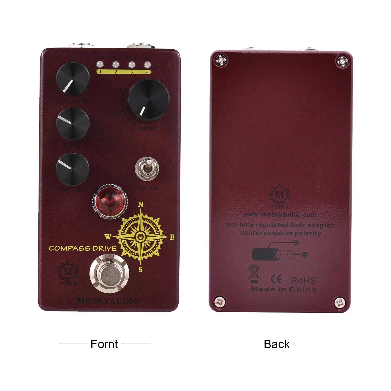 Compact Overdrive Guitar Effect Pedal W570