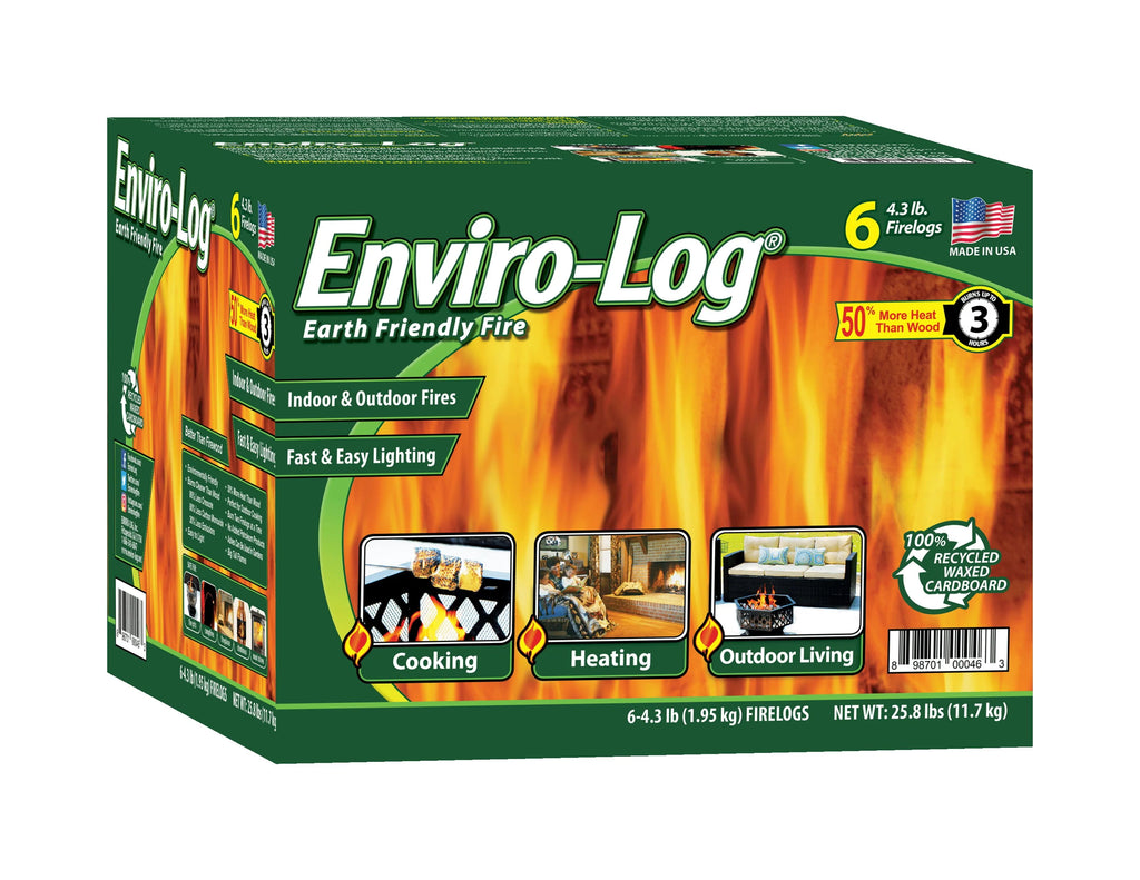 6 Count 4.3 lb Firelogs T958795