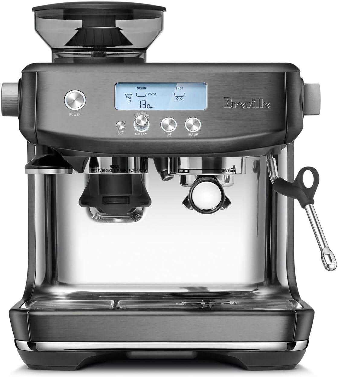 Black Stainless Espresso Machine Y664404