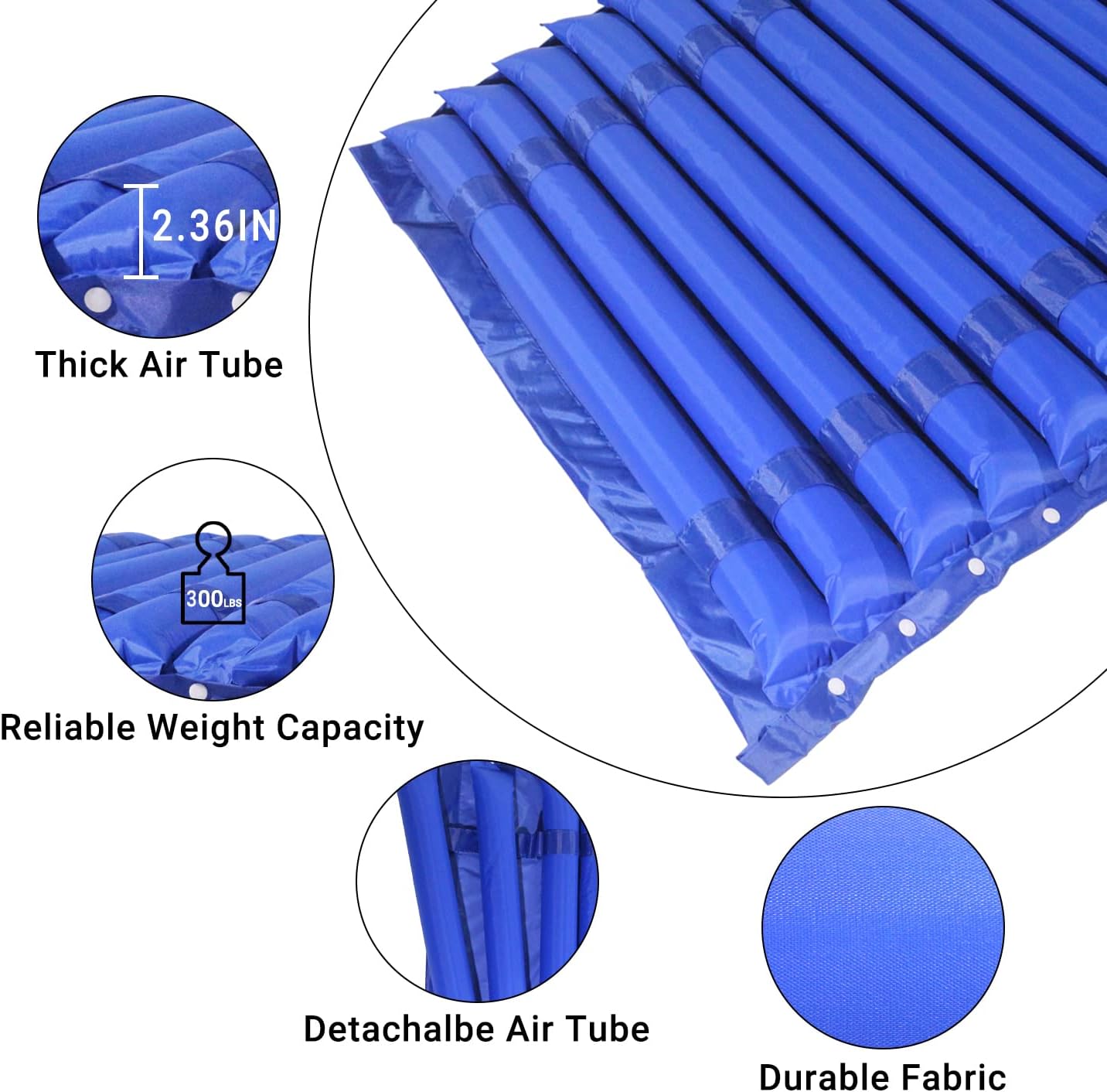 Alternating Air Pressure Mattress with Low Air Loss and 5-level Firmness Adjustment U574199