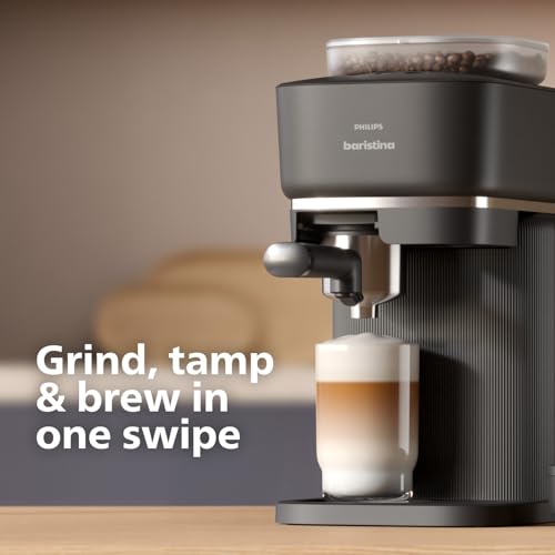 Black Espresso Machine with Milk Frother Bundle N565