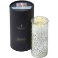 Mercury Glass LED Candle - Silver - 18cm - Black G385499