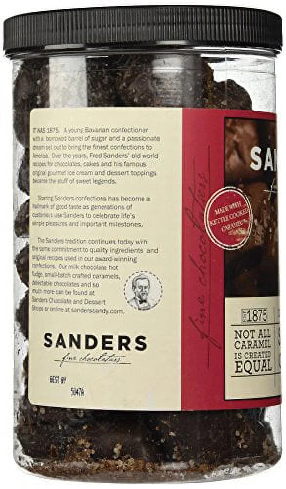 Dark Chocolate Sea Salt Caramels 36 ounces C2691