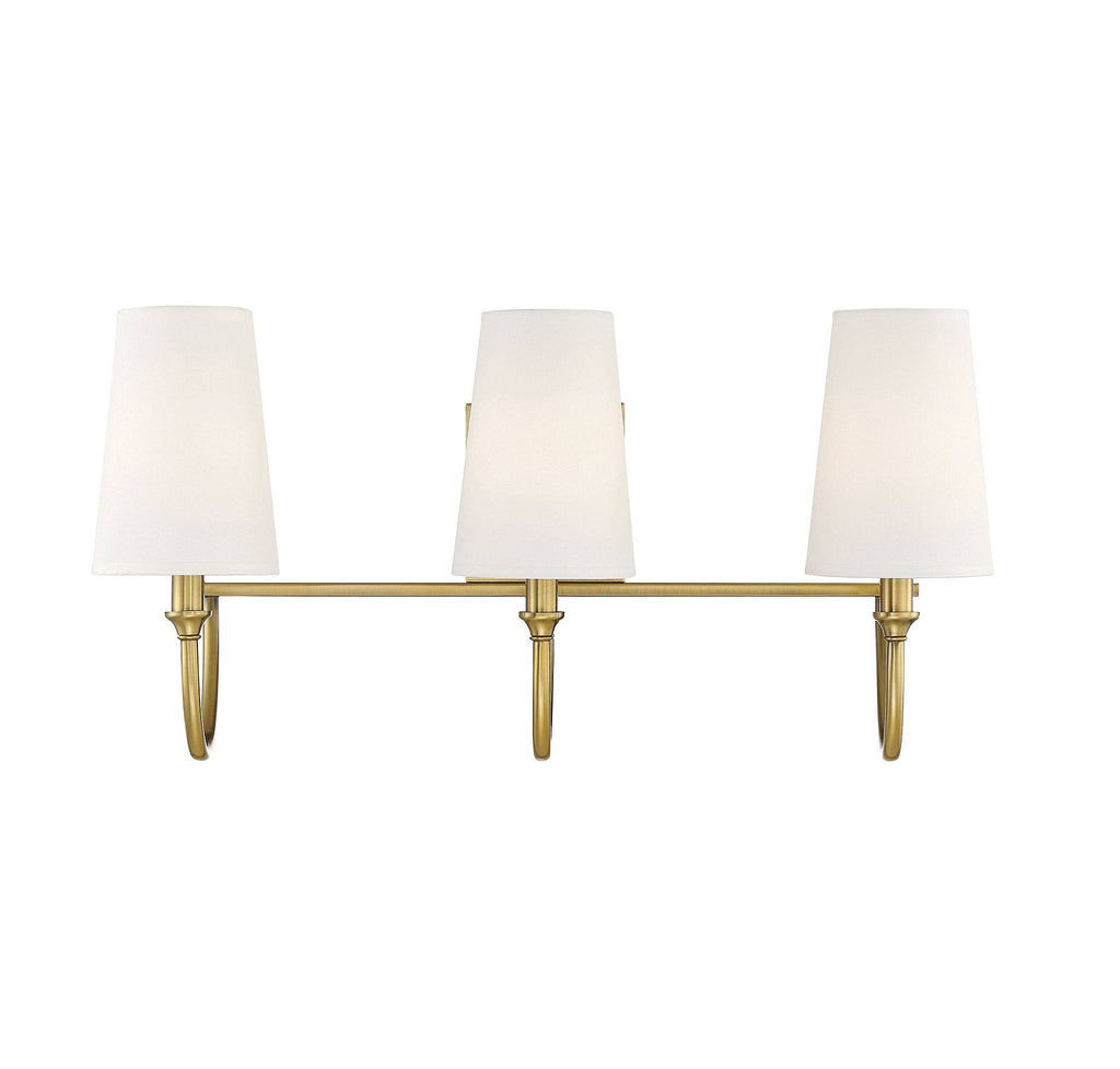 Warm Brass 3 Light Bath H970590