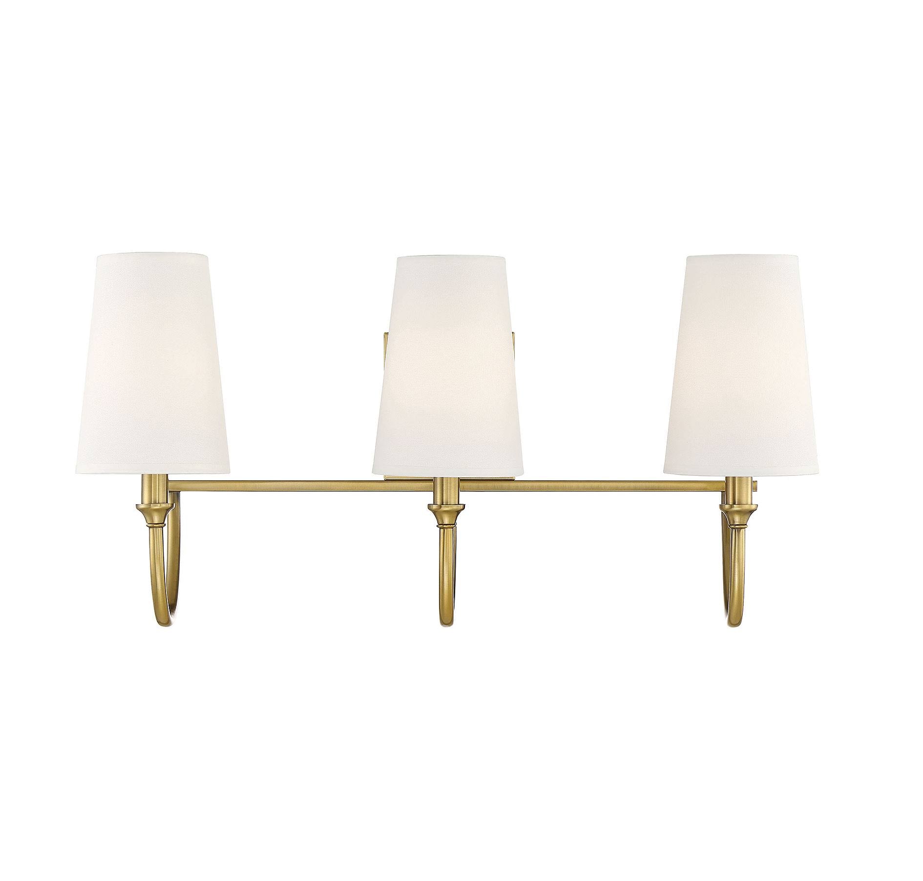 Warm Brass 3 Light Bath H970590