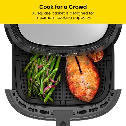 XL 8-Qt Nonstick Stainless Steel Air Fryer C19569