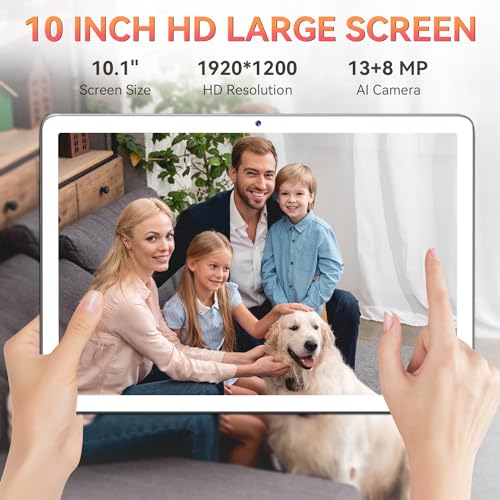 Android 14 Tablet, Octa-Core 5G WiFi, 128GB ROM 14GB RAM, 1TB Expand, 13MP+8MP Dual Camera I592