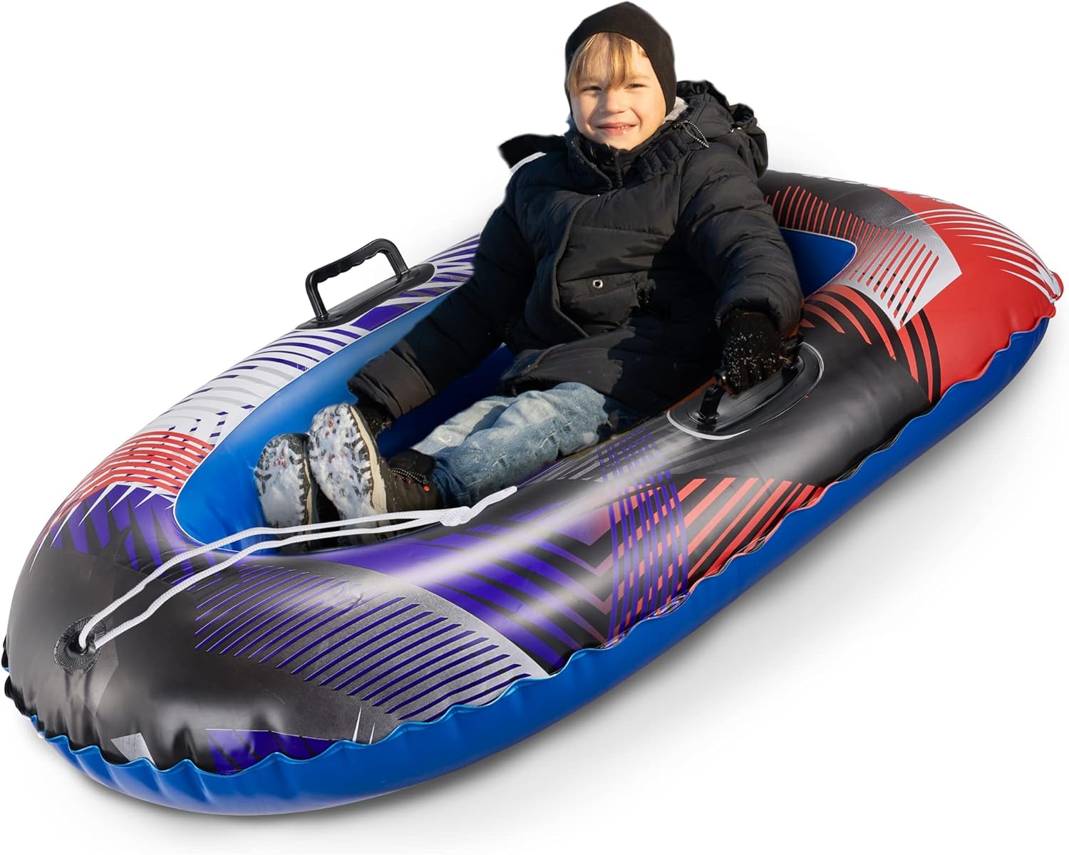 Inflatable Snow Sled with Reinforced Side Handles X465