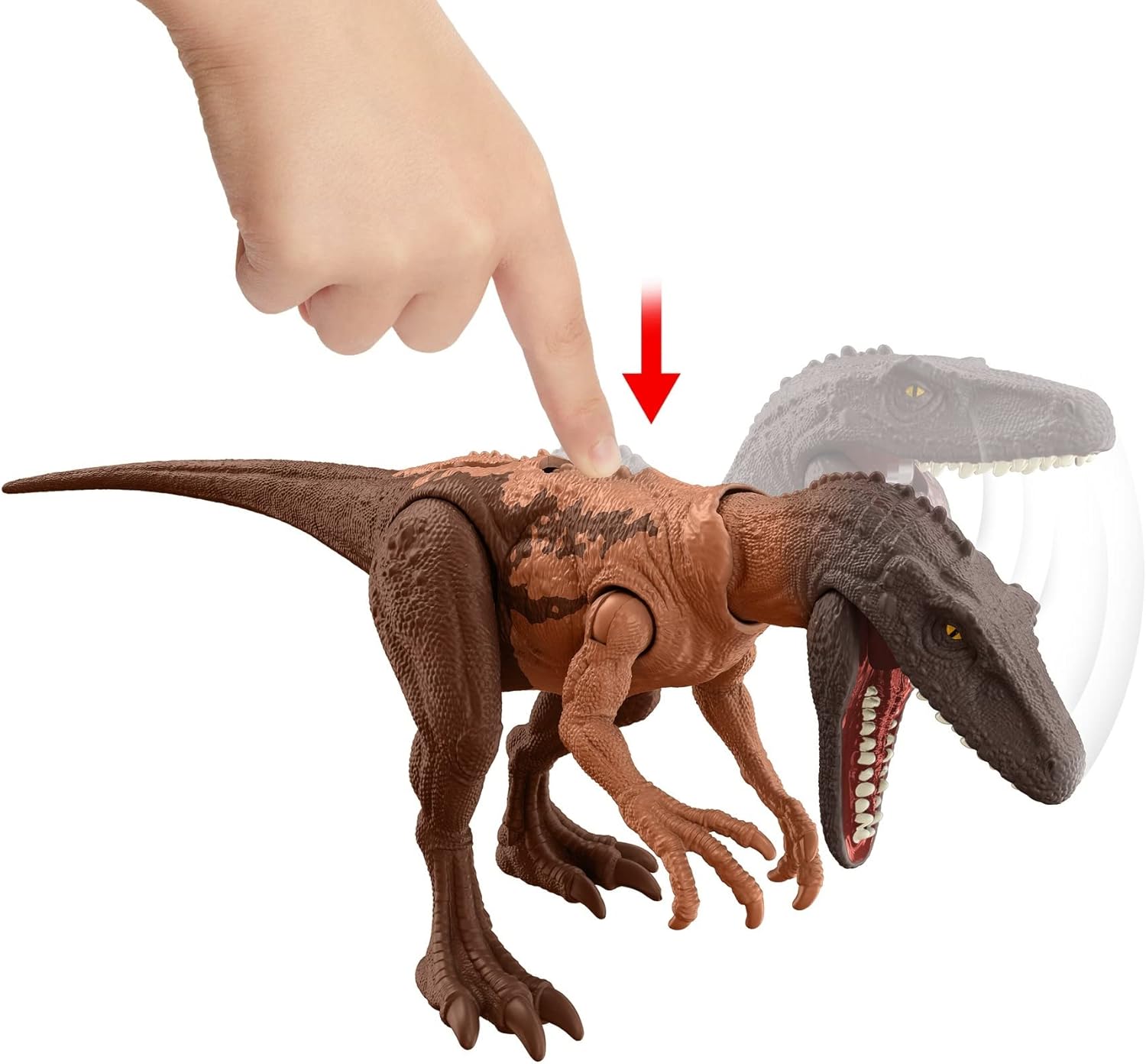 Jurassic World Herrerasaurus Dinosaur Action Figure with Attack Feature & Movable Joints C949817