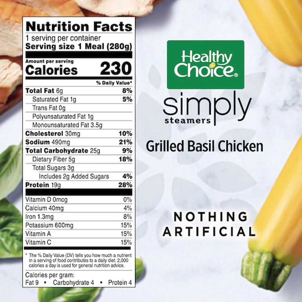 Grilled Basil Chicken, 9.9 Ounce, 8 per Case S3931
