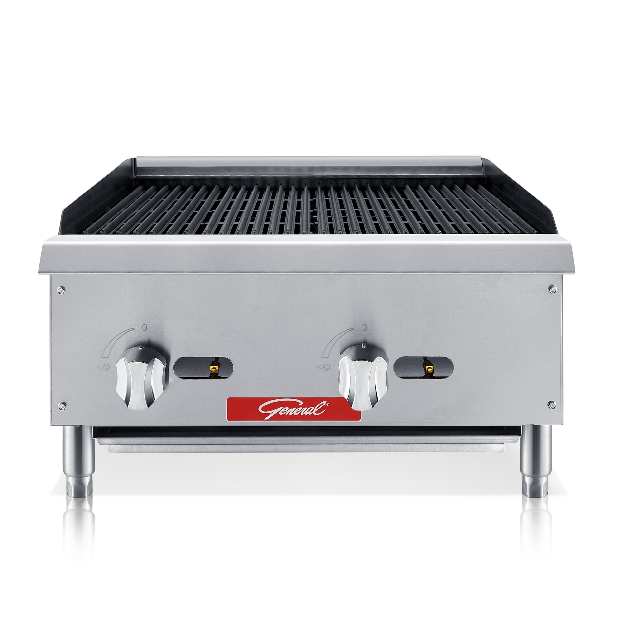 2 Burner 24" Stainless Steel Charbroiler Grill E563744